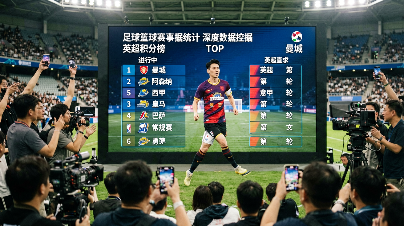 足球篮球赛事数据统计图表